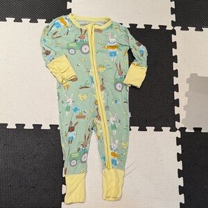 Little Sleeping bunny zippy Easter print